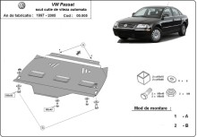 Oceľový kryt prevodovky Volkswagen Passat (1997-2005)