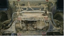 Stalowa Osłona pod silnik Mitsubishi Pajero 4 (V80, V90) (2007-2021)