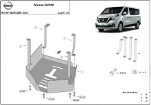 Oceľový kryt katalyzátora Nissan NV300 (2022-2026)