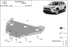 Oceľový kryt diferenciálu Toyota RAV 4 (2018-2025)