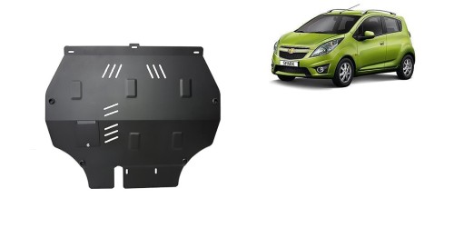 Oceľový kryt motora Chevrolet Spark (2009-2026)
