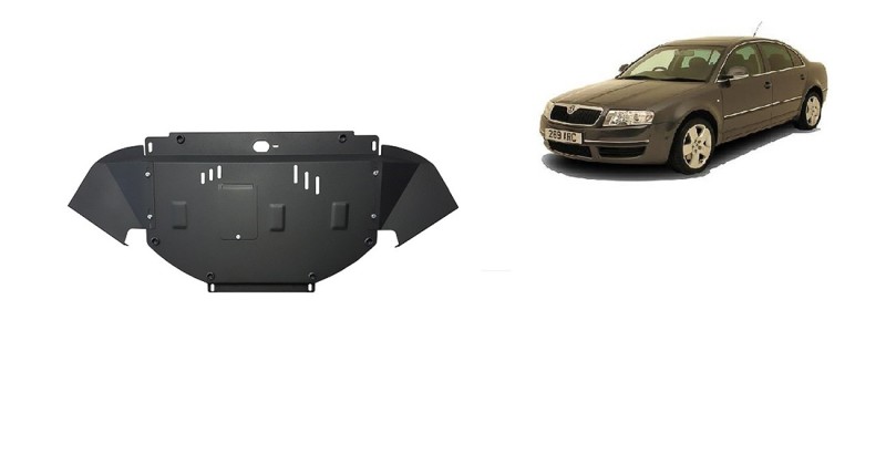 Stalowa Osłona pod silnik Skoda Superb - 1,8 1,9 2,0 TDI (2001-2008)