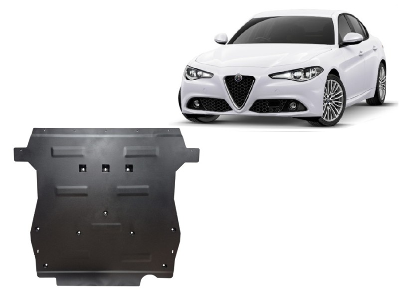 Oceľový kryt motora Alfa Romeo Giulia (2015-2026)
