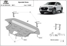 Stalowa Osłona pod silnik Hyundai Kona (2018-2023)