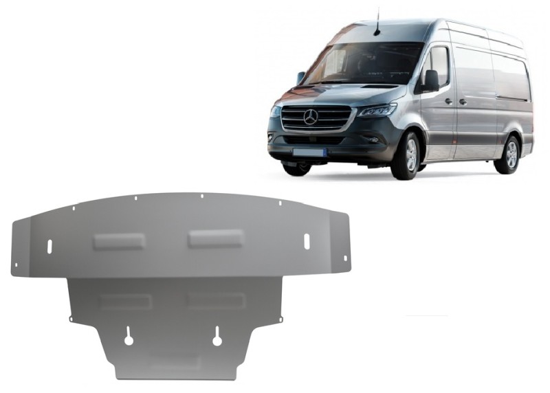 Aluminium Osłona pod silnik Mercedes Sprinter - RWD (2018-2026)
