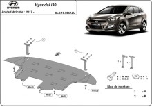 Hliníkový kryt motora Hyundai i30 (2017-2026)