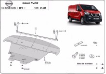 Oceľový kryt motora Nissan Navara NP300 - D23 (2014-2021)