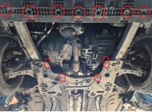 Oceľový kryt motora Toyota Land Cruiser 250 (2010-2020)