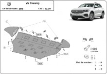 Oceľový kryt motora Volkswagen Touareg (2018-2026)