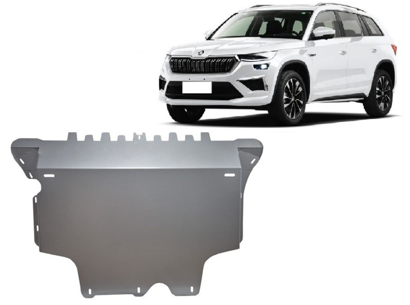 Aluminium Osłona pod silnik Skoda Kodiaq (2024-2026)