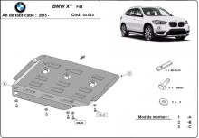 Oceľový kryt motora BMW X1 F48 (2015-2022)