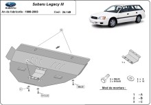 Oceľový kryt motora Subaru Legacy (1998-2003)