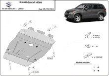 Hliníkový kryt motora Suzuki Grand Vitara (2005-2019)