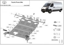 Oceľový kryt motora Toyota Proace Max (2024-2026)