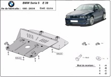 Oceľový kryt motora BMW Seria5 E39 (1995-2003)