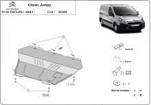 Oceľový kryt motora Citroen Jumpy (2007-2016)
