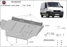 Oceľový kryt motora Fiat Ducato (1994-2006)