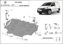Hliníkový kryt motora s Webasto Volkswagen Caddy (2011-2020)