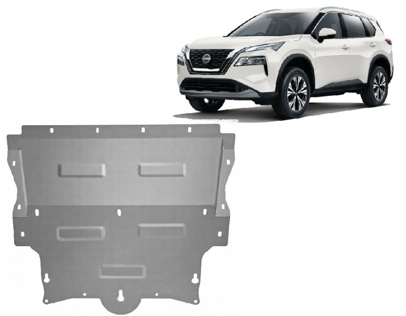 Hliníkový kryt motora Nissan X-Trail (2021-2026)