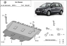 Stalowa Osłona pod silnik Volkswagen Sharan (2010-2022)