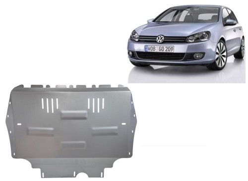 Hliníkový kryt motora Volkswagen Golf (2008-2012)