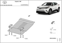 Hliníkový kryt katalyzátora Toyota C-HR (2016-2023)