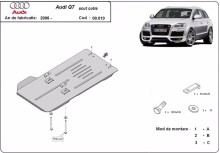 Oceľový kryt prevodovky Audi Q7 (2006-2015)