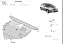 Oceľový kryt motora Toyota Corolla Verso (2002-2008)