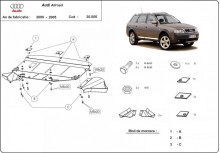 Oceľový kryt motora Audi Allroad A6 (2000-2005)