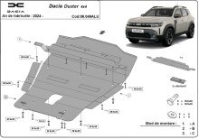 Hliníkový kryt motora Dacia Duster (2024-2026)
