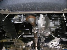 Stalowa Osłona pod silnik Opel Corsa D (2006-2014)