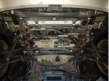 Oceľový kryt motora BMW X4 (2014-2018)