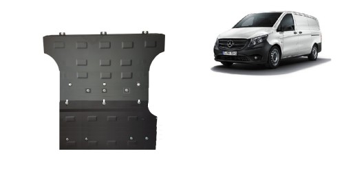 Oceľový kryt systému Start-Stop Mercedes Viano W447, 4x2, 1.6 D (2014-2026)
