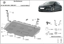 Stalowa Osłona pod silnik Volkswagen Scirocco Aluminium (2008-2017)