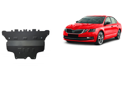 Oceľový kryt motora Skoda Octavia 2 (2013-2020)