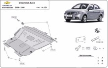 Oceľový kryt motora Chevrolet Aveo (2004-2008)
