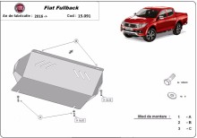 Oceľový kryt chladiča Fiat Fullback (2016-2019)