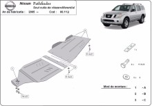 Oceľový kryt motora Nissan Primastar (2005-2015)