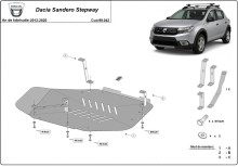 Oceľový kryt palivovej nádrže Dacia Sandero II (2012-2020)