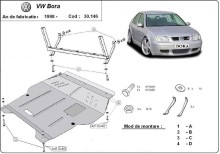 Oceľový kryt motora VW Caddy - z WEBASTO (1998-2006)