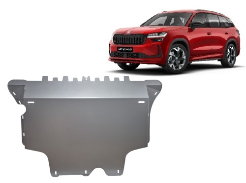 Hliníkový kryt motora Skoda Kodiaq (2024-2026)