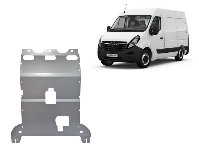 Aluminium Osłona pod silnik Opel Movano C (2022-2026)