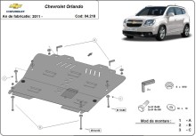 Oceľový kryt motora Chevrolet Orlando (2011-2018)