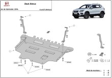 Hliníkový kryt motora Seat Ateca (2016-2026)