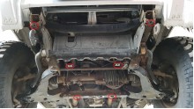 Stalowa Osłona pod silnik Mitsubishi Pajero 3 (V60, V70) (1999-2007)