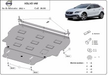 Oceľový kryt motora Volvo S40 (2012-2019)