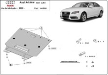 Oceľový kryt prevodovky Audi A4 4 B8 All Road (2008-2014)