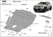 Stalowa Osłona pod silnik Dacia Duster - 4x4 (2024-2026)