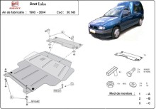 Oceľový kryt motora Seat Leon (1995-2002)