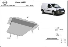 Oceľový kryt motora Nissan Terrano II (2019-2021)